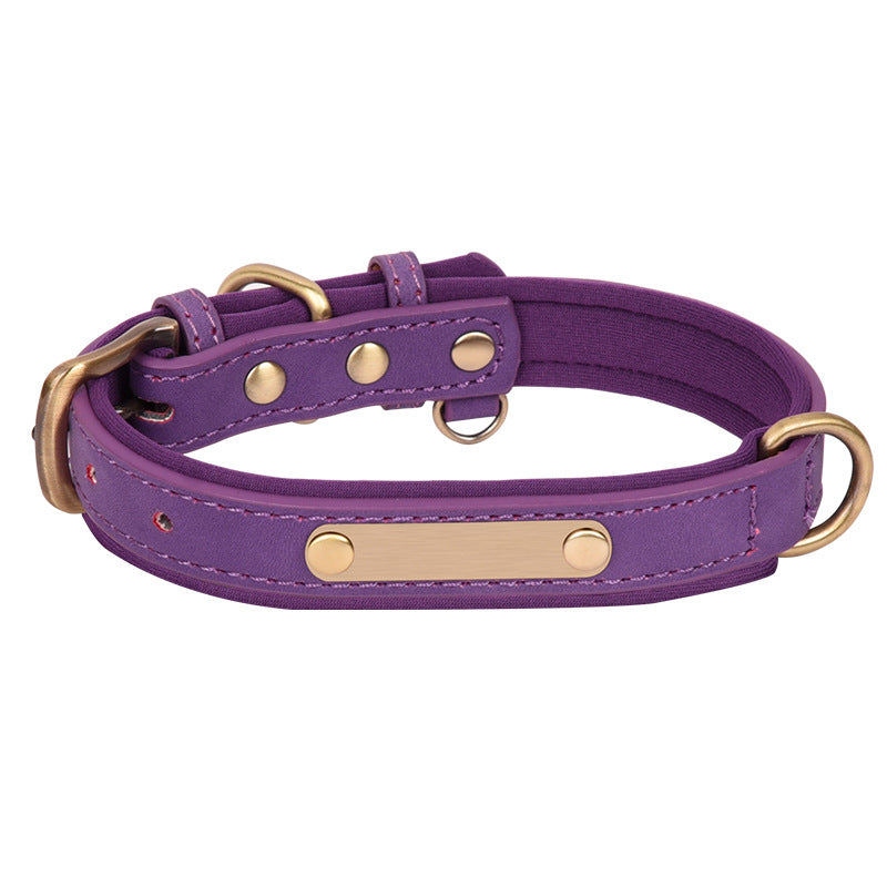 Hundehalsband gravierbar aus Sofaleder – Bild 4 | LuxeStyle