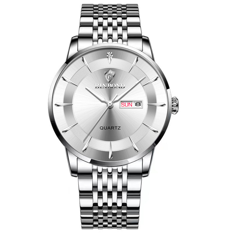 Wasserdichte Herrenuhr mit Leuchtzeigern – Bild 6 | LuxeStyle