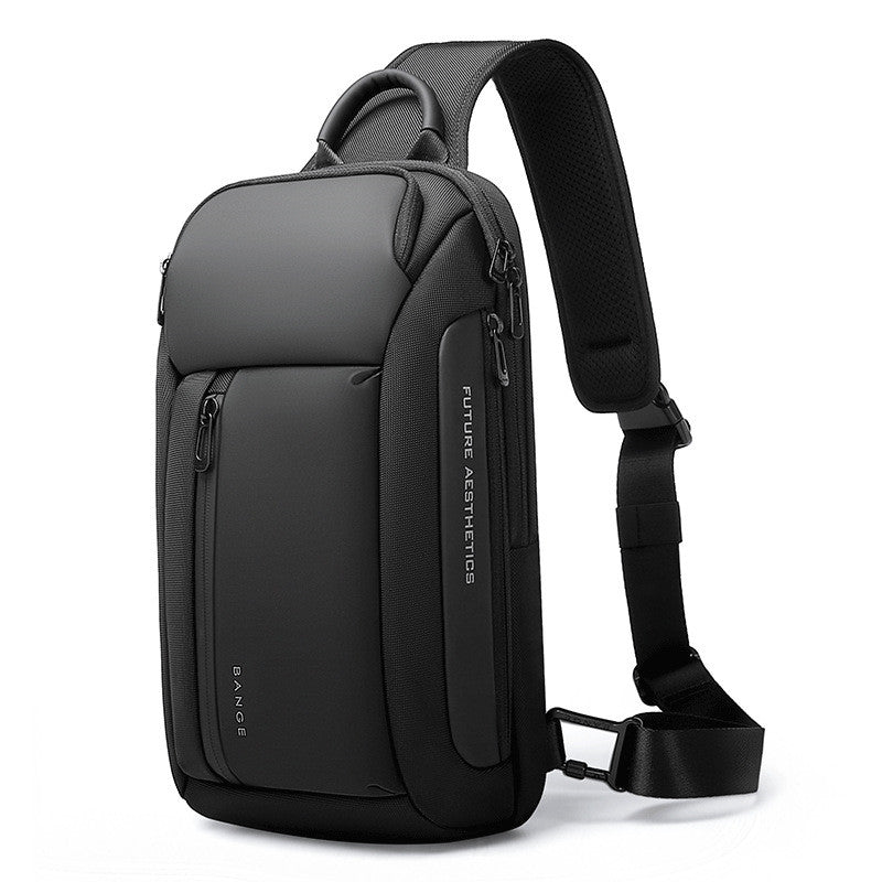 Brusttasche aus Oxford-Stoff – Blau, Schwarz, Rot, Grün, Grau – Bild 5 | LuxeStyle