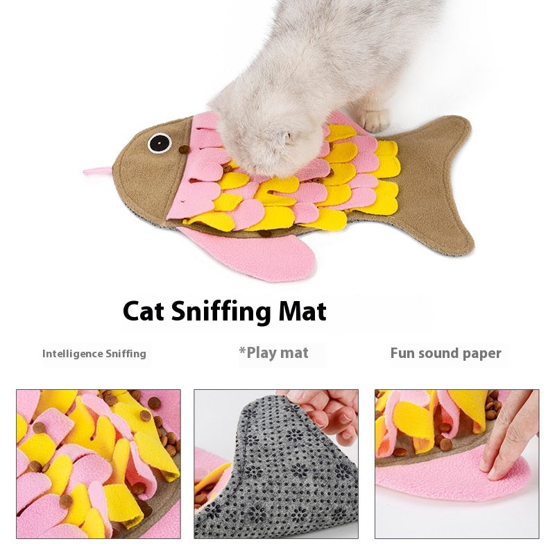 Fischförmige Schnüffeldecke für Katzen – Bild 5 | LuxeStyle