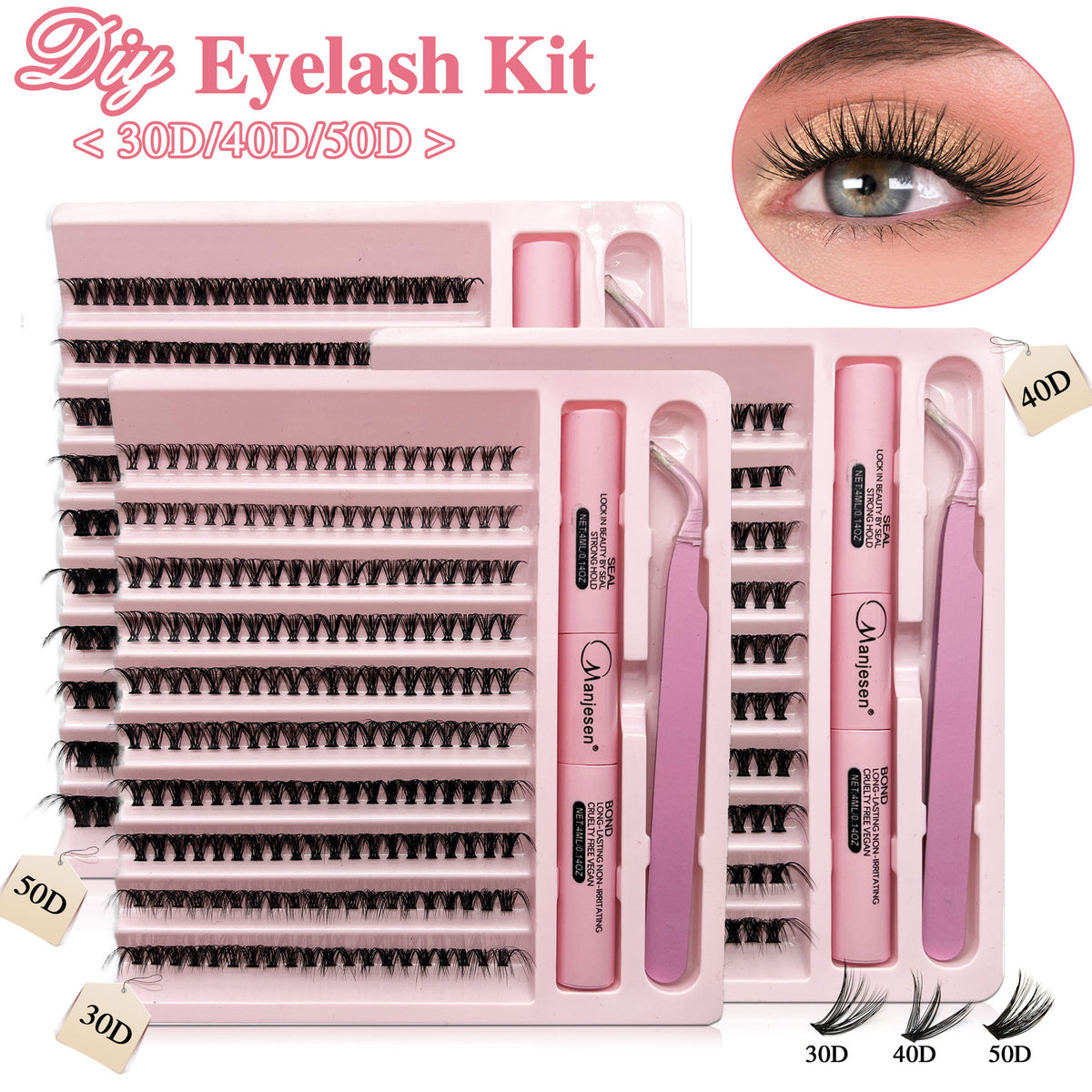 Falsche Wimpern Set – Bild 3 | LuxeStyle