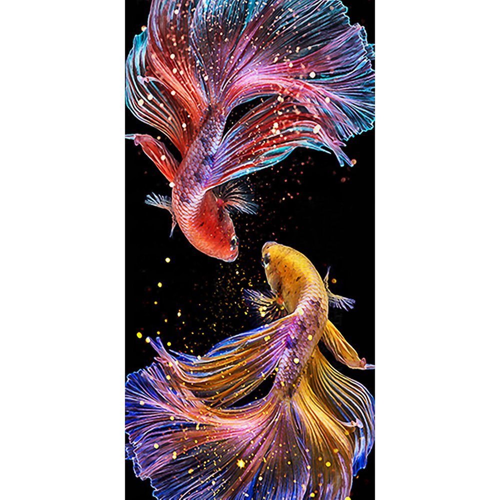 Buntes Fisch-Diamond Painting, rund oder eckig – Bild 5 | LuxeStyle