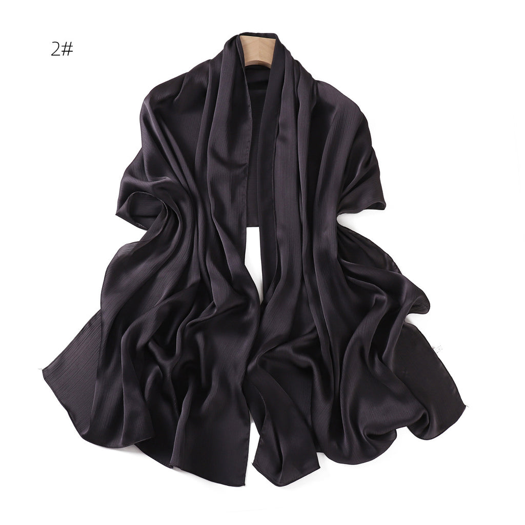 Einfarbiger Sommer-Schal für Damen – Bild 2 | LuxeStyle