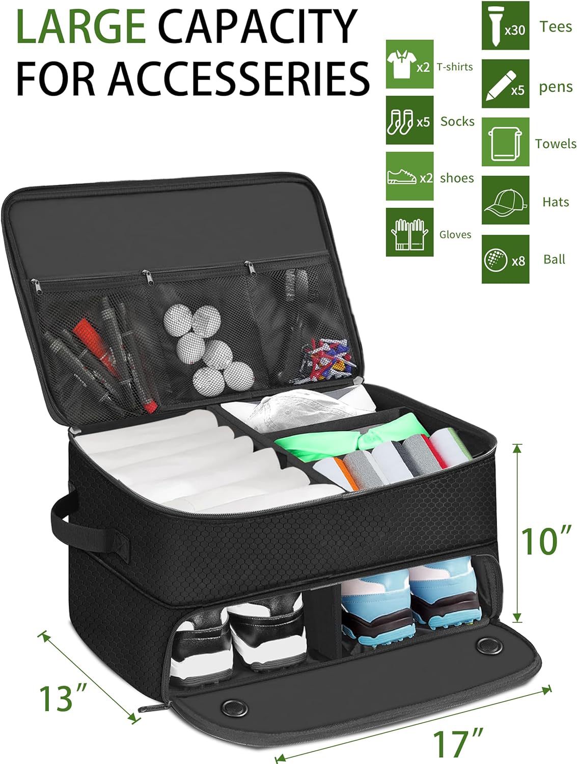 Wasserdichte Golf-Organizer-Box für das Auto
