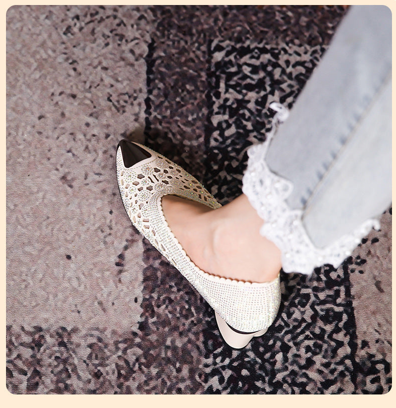 Pumps mit Mesh & Strass – Bild 2 | LuxeStyle