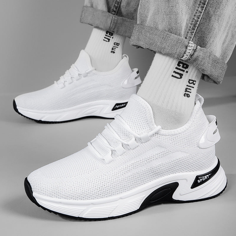 Laufschuhe mit unsichtbarer Fersenerhöhung