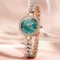 Elegante Quarz-Armbanduhr für Damen