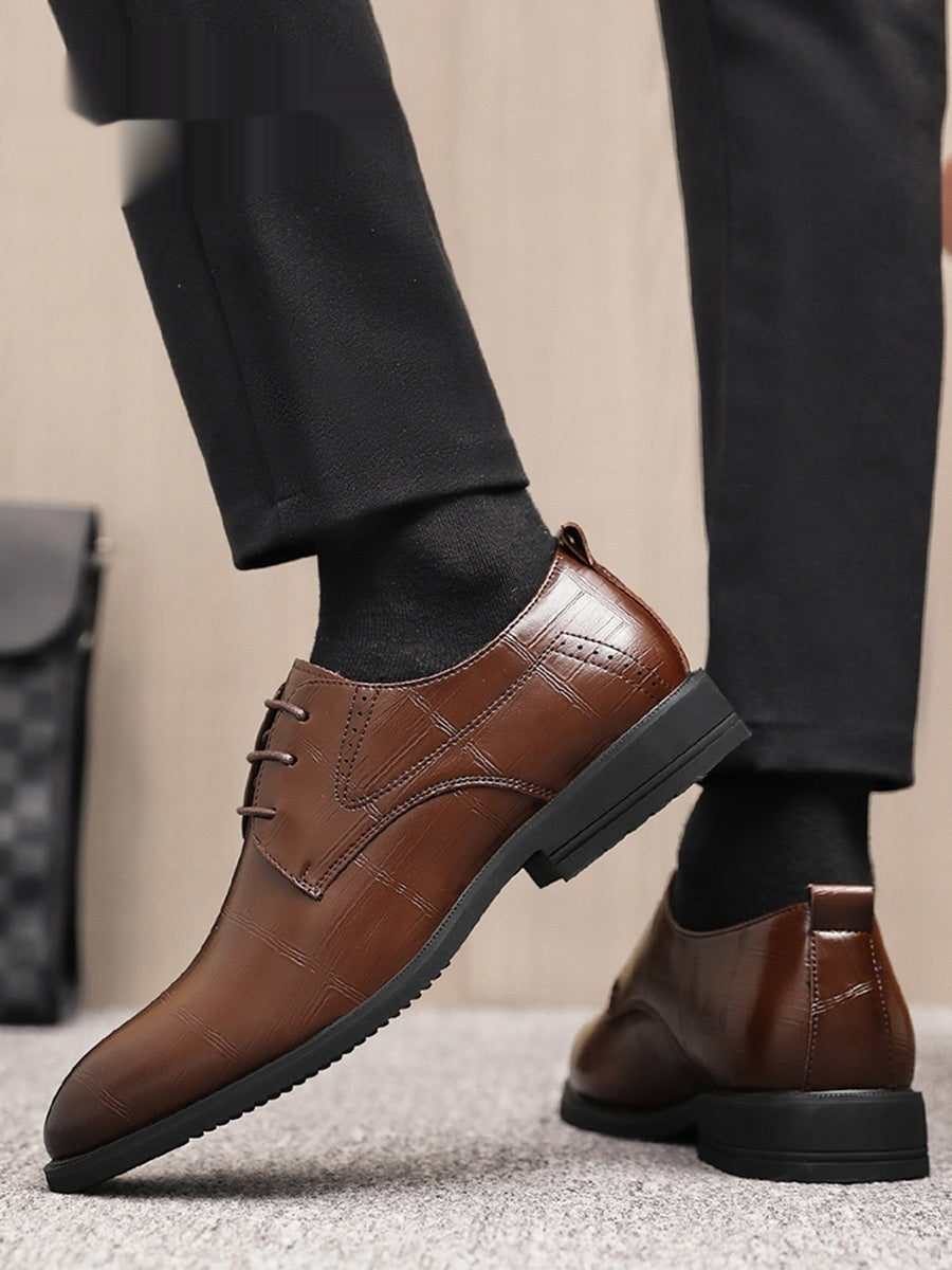Business-Schnürschuhe aus Kunstleder – Bild 6 | LuxeStyle