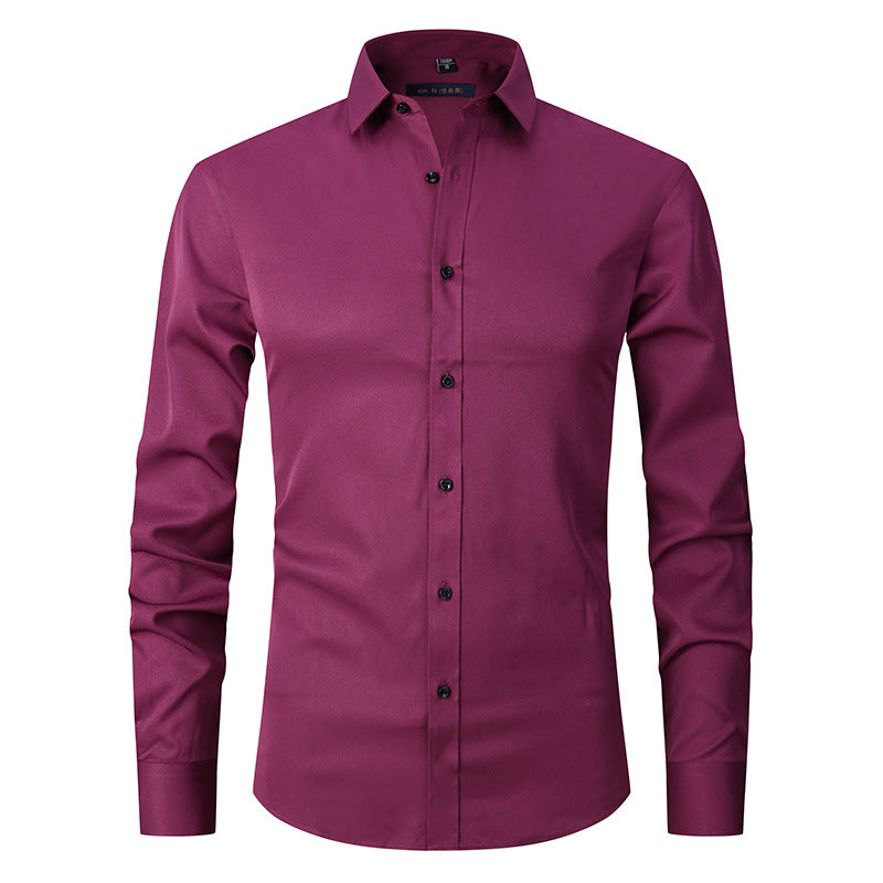 Unifarbener Stretch-Cardigan für Herren – Bild 3 | LuxeStyle