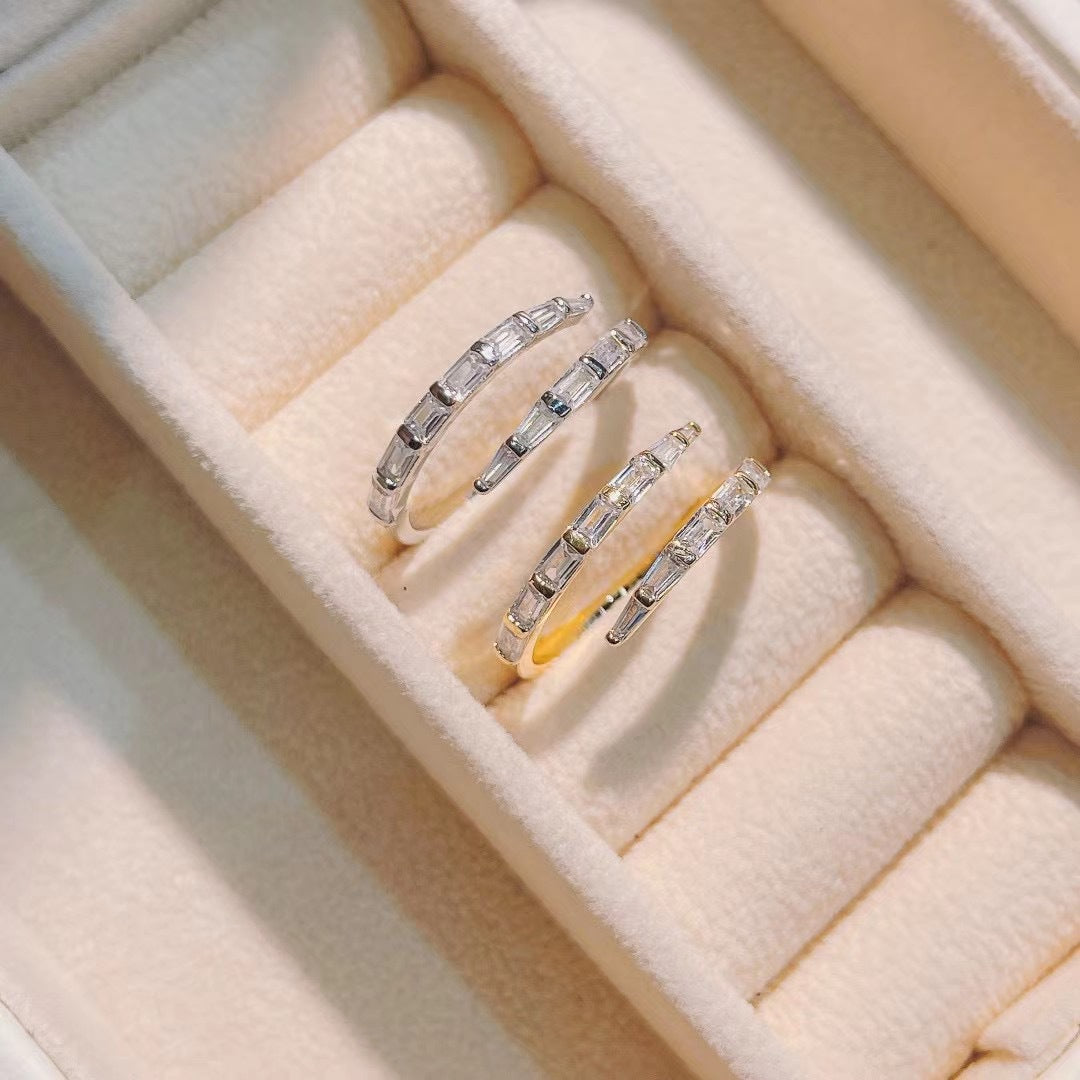 Zirkon-Doppelring | LuxeStyle