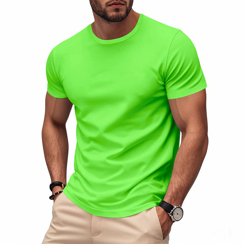 Kurzarm-T-Shirt schnelltrocknend für Herren – Bild 2 | LuxeStyle