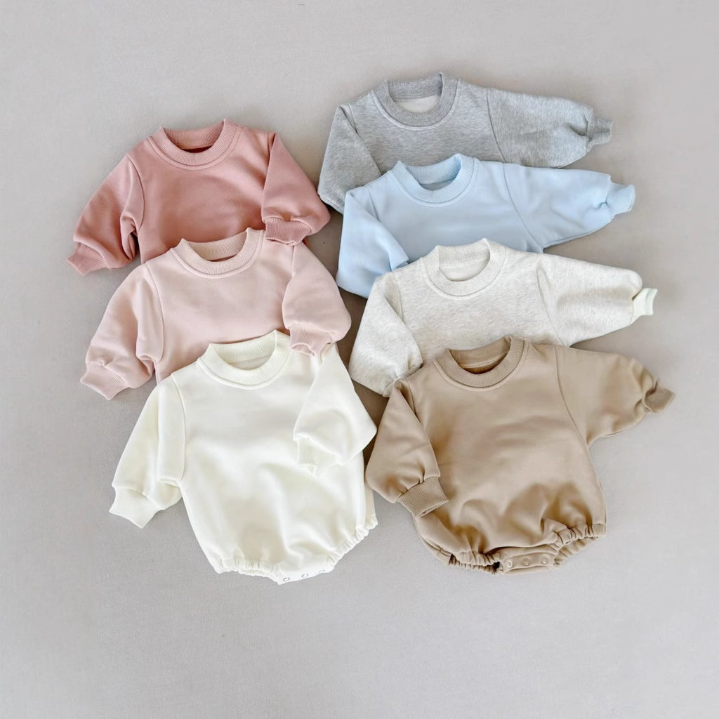 Baby Baumwoll-Overall mit Kapuze | LuxeStyle