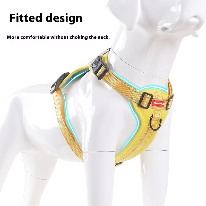 Hunde-Halsband mit Zugleinen