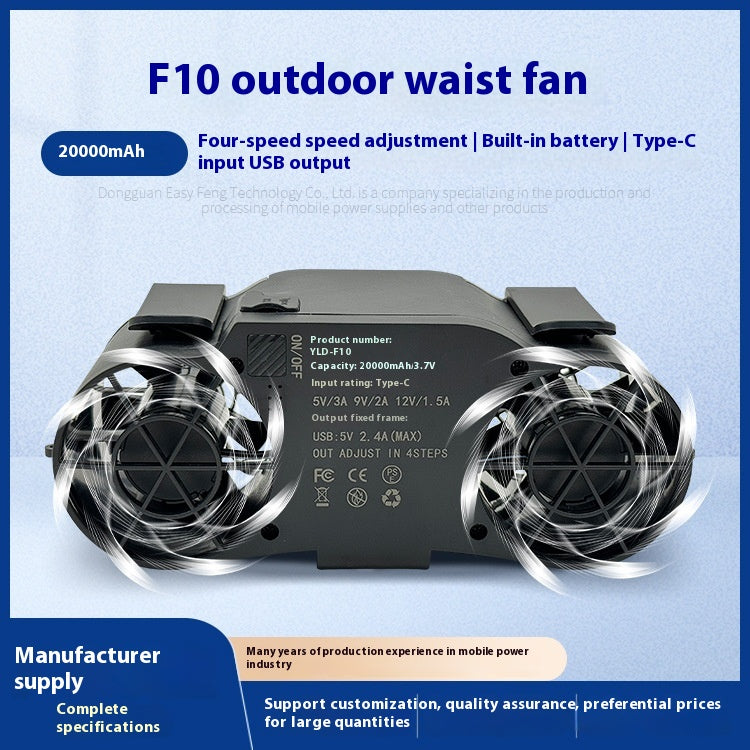 Aussentaschenventilator mit 4 Stufen