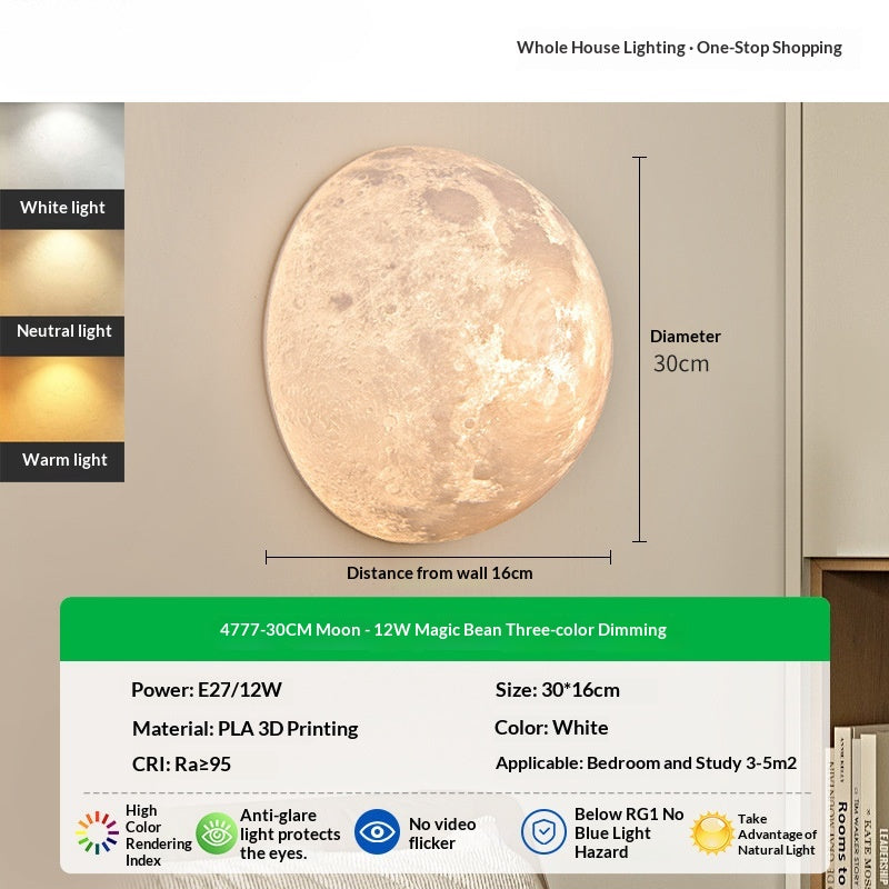 Mond Wandlampe für stimmungsvolles Licht – Bild 4 | LuxeStyle
