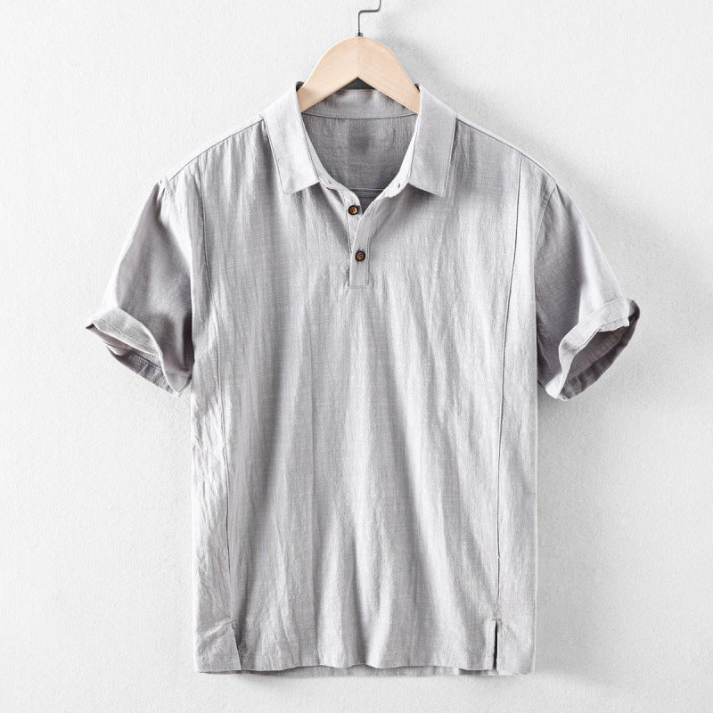 Männerhemd aus Leinen – lockeres Baumwoll-Leinen Shirt – Bild 4 | LuxeStyle