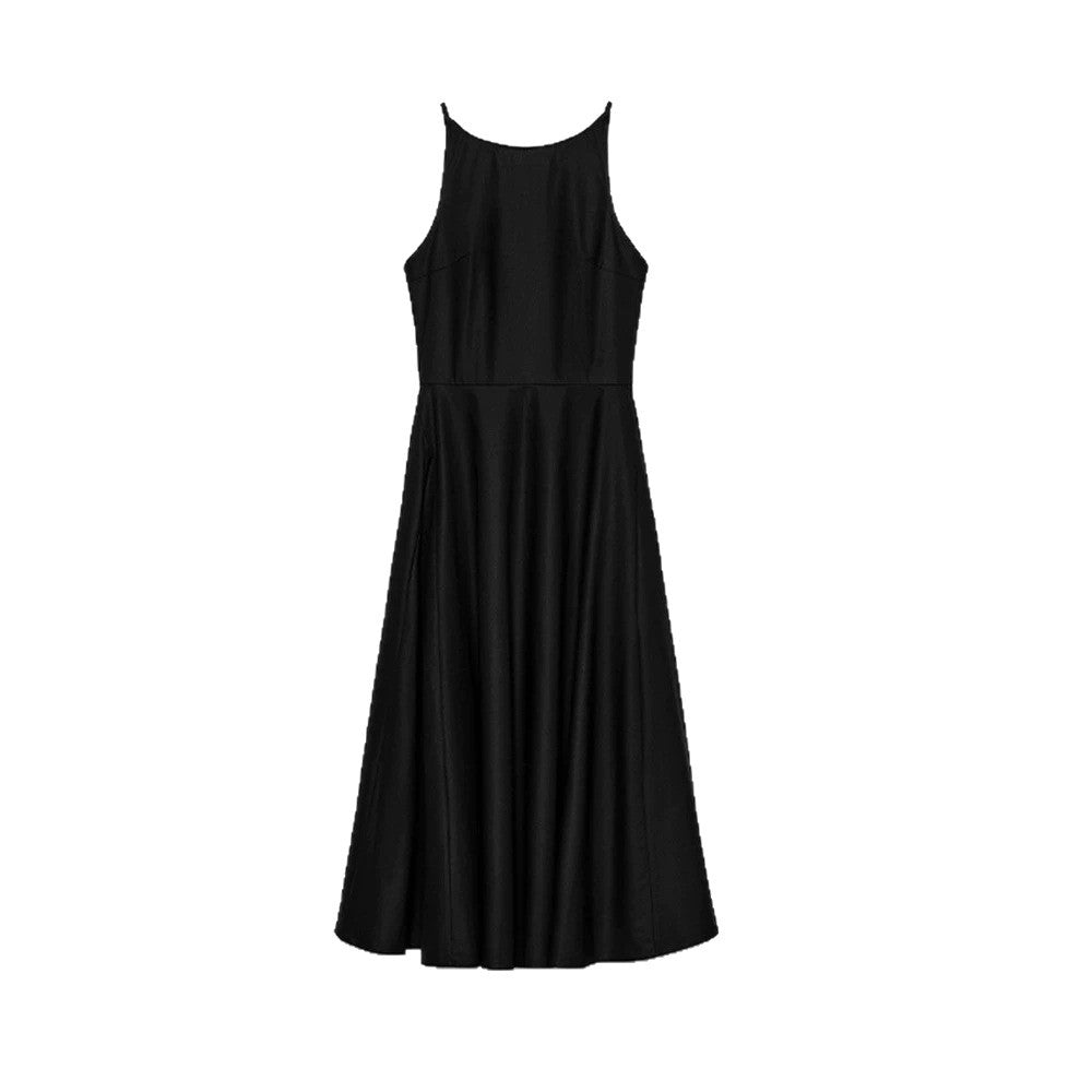 Trägerloses A-Linien Maxikleid mit Schnürung – Bild 3 | LuxeStyle