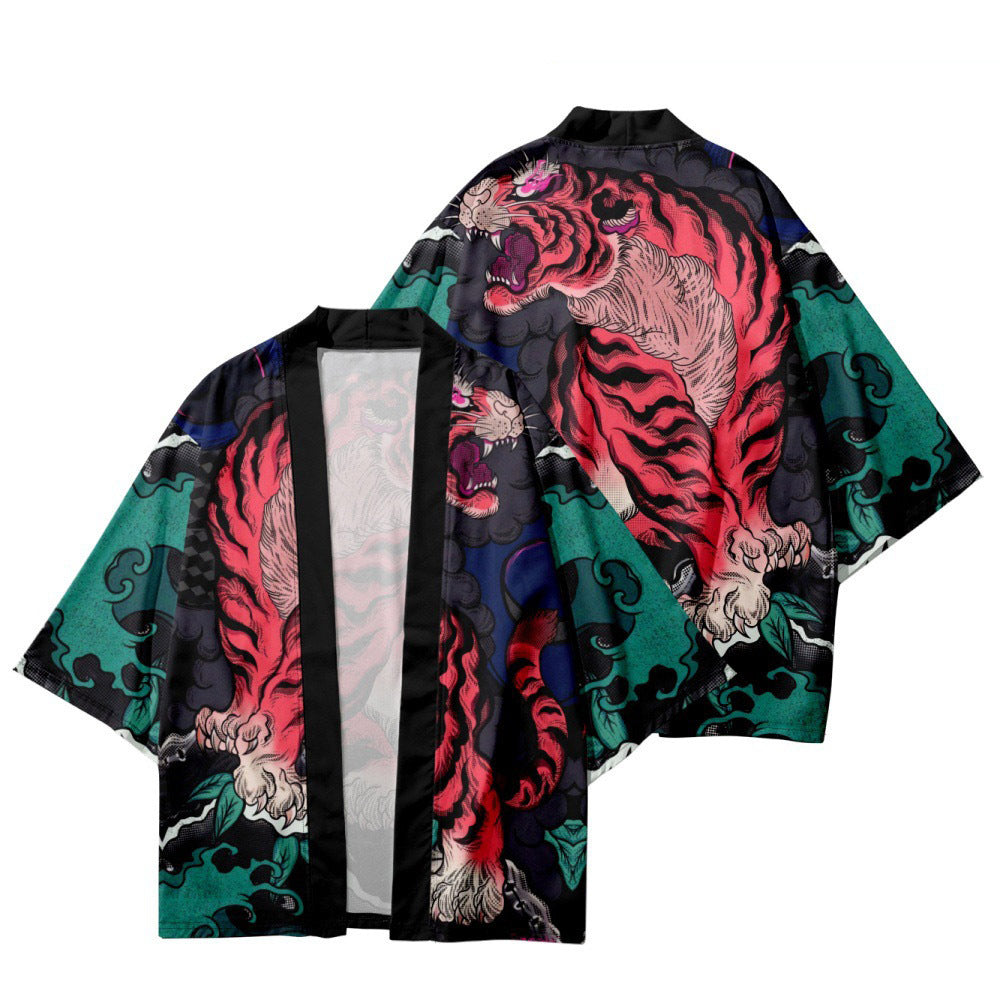 Kimono Cardigan mit Dreiviertelärmeln – Bild 10 | LuxeStyle