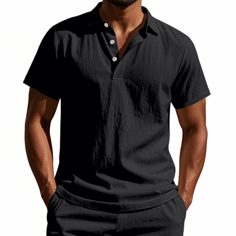 Atmungsaktives Leinen Polo-Shirt für Herren – Bild 7 | LuxeStyle