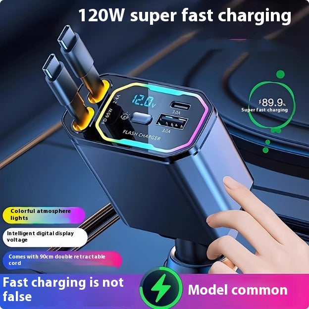 120W USB-C Super-Schnellladekabel