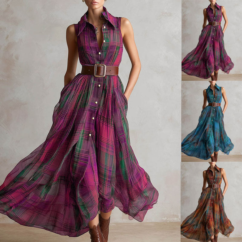 Ärmelloses Midikleid mit offener Rückenpartie – Bild 6 | LuxeStyle