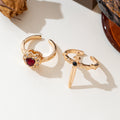 Sword of Love Partner-Ring-Set Herz und Schwert