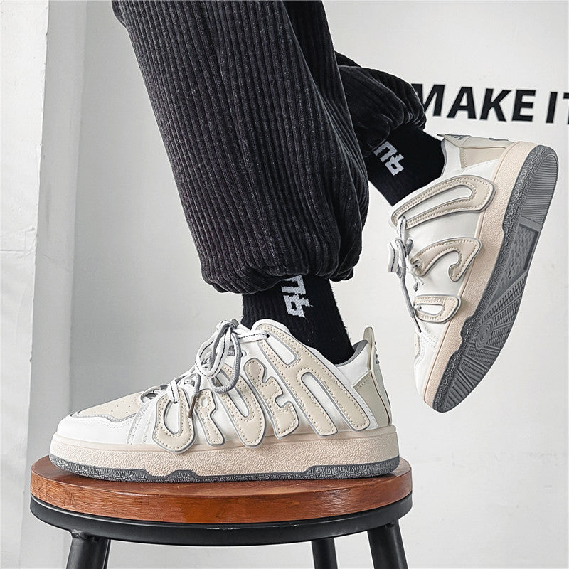 Low-top Sneaker mit runder Zehenpartie – Bild 4 | LuxeStyle