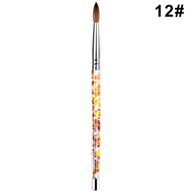 Nail Art Pinsel mit Glitzergriff – Bild 7 | LuxeStyle