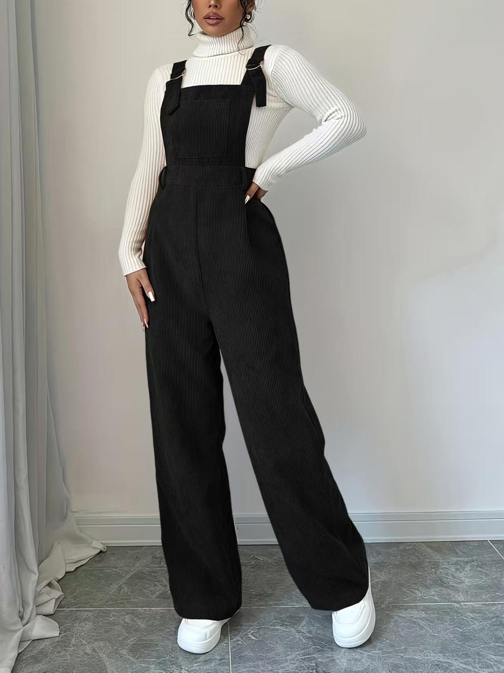 Corduroy Latzhose für Damen