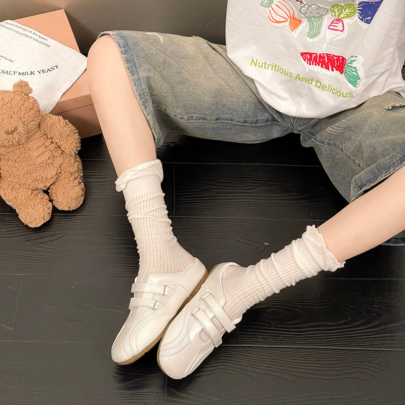 Leichte Mesh-Sneaker mit Klettverschluss