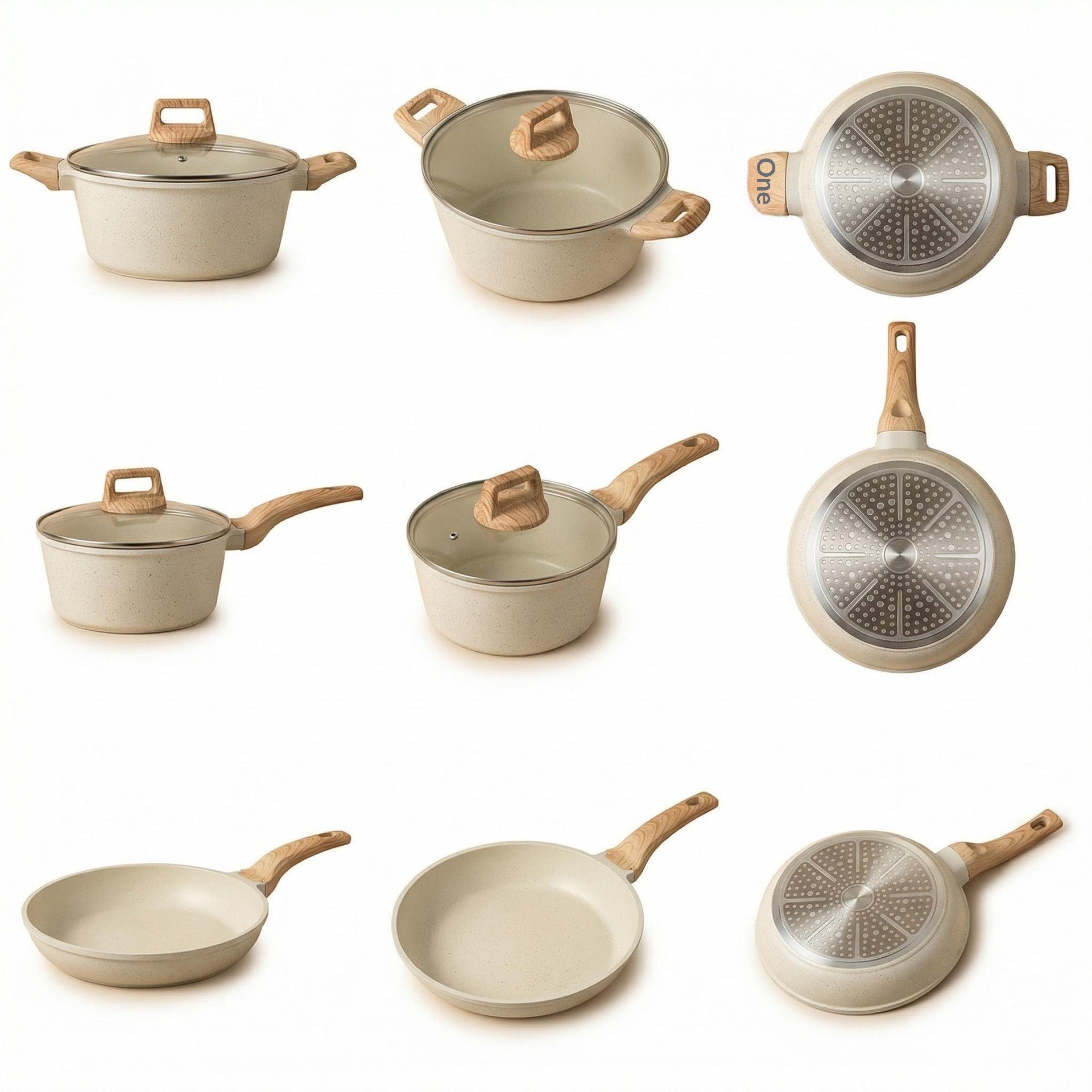 Antihaft-Bratpfannen-Set aus Maifanit