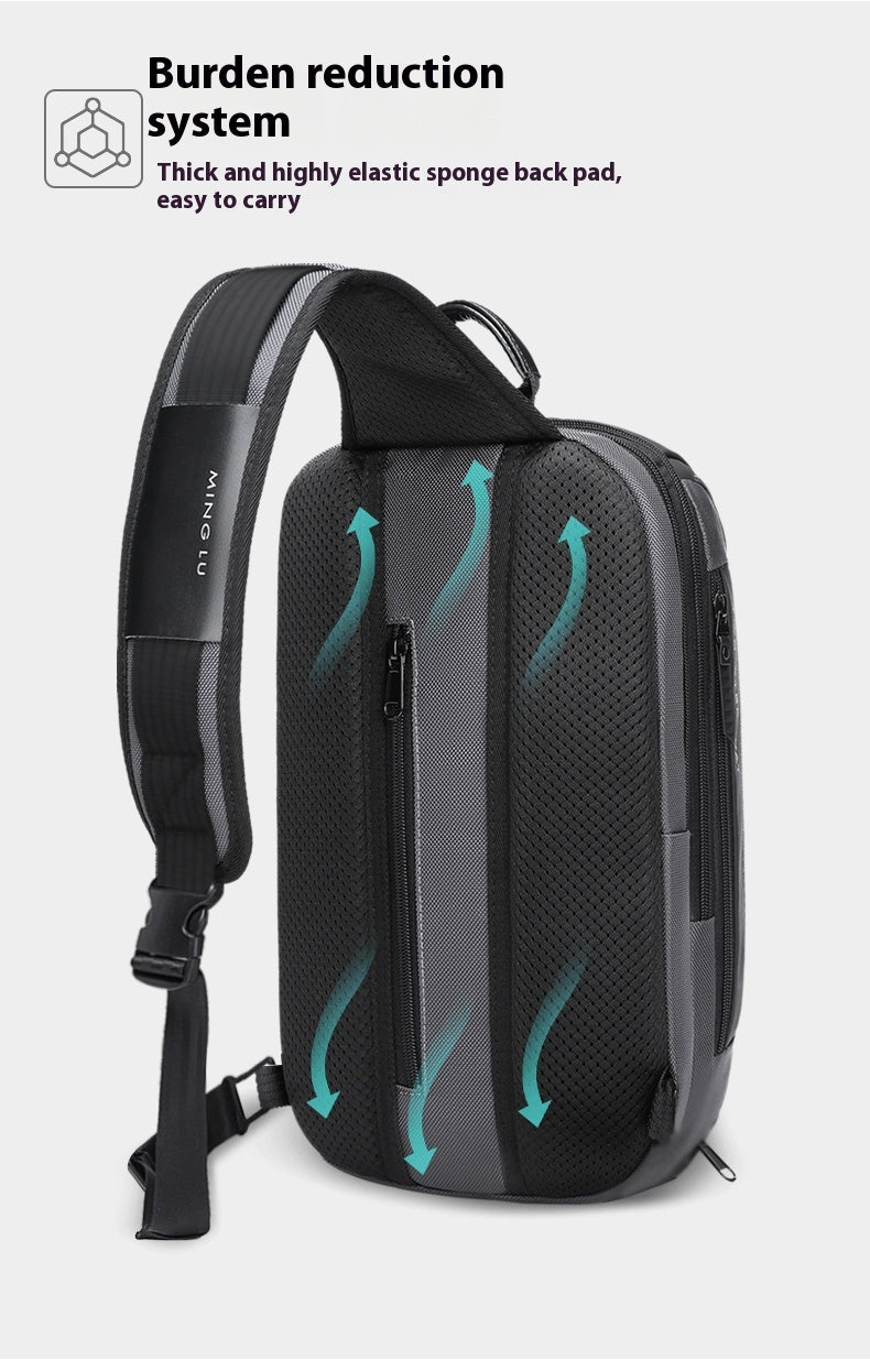 Mechanischer Schulterrucksack für Männer – Bild 9 | LuxeStyle