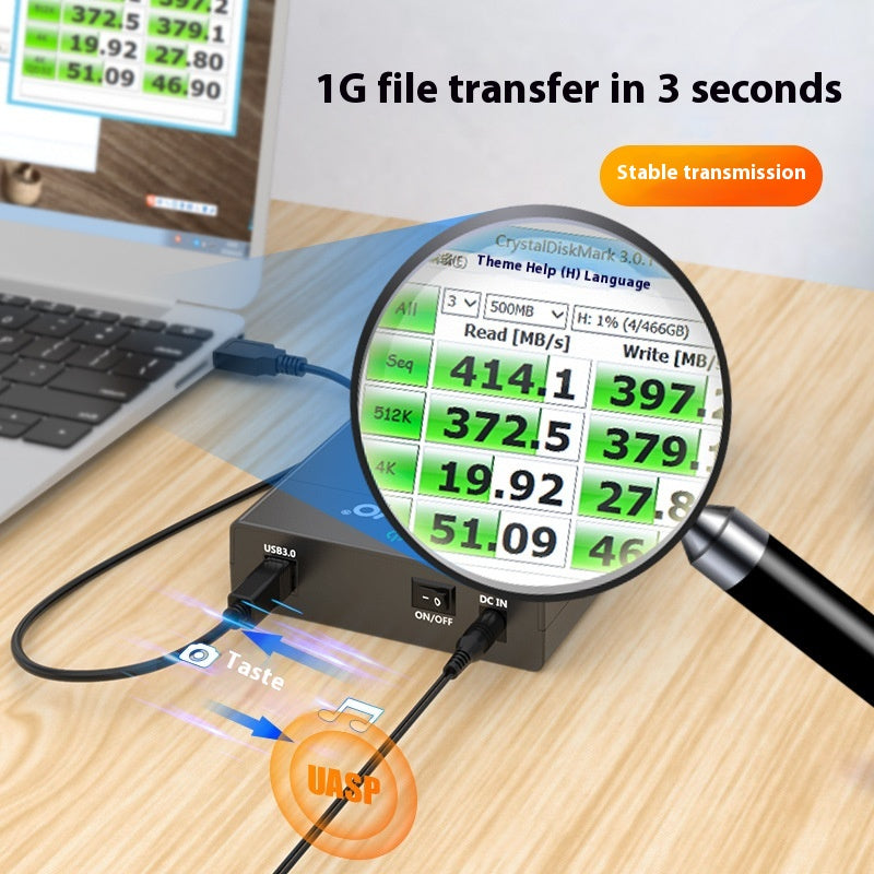 USB 3.0 Festplattengehäuse für 3.5 Zoll SATA HDD/SSD
