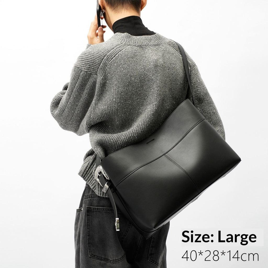 Grosses Silber-Taschen für Herren