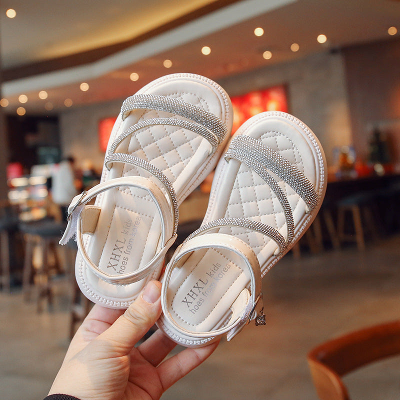 Kinder Prinzessinnen-Slipper mit Strass