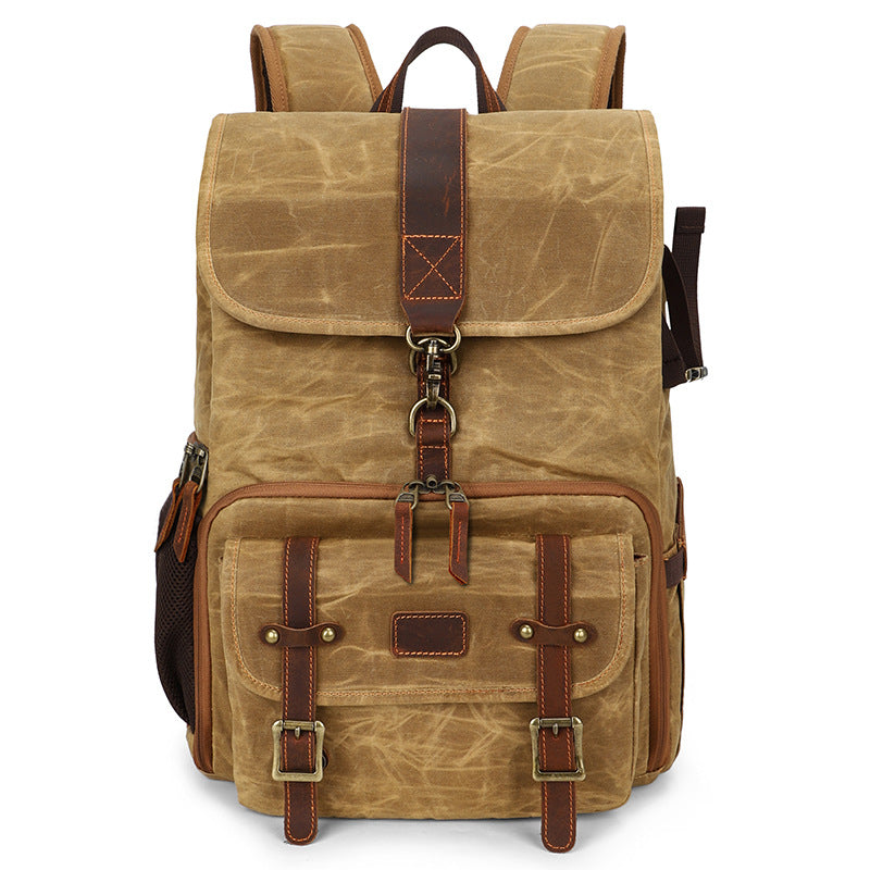 Kamerarucksack aus Leinen – Bild 4 | LuxeStyle