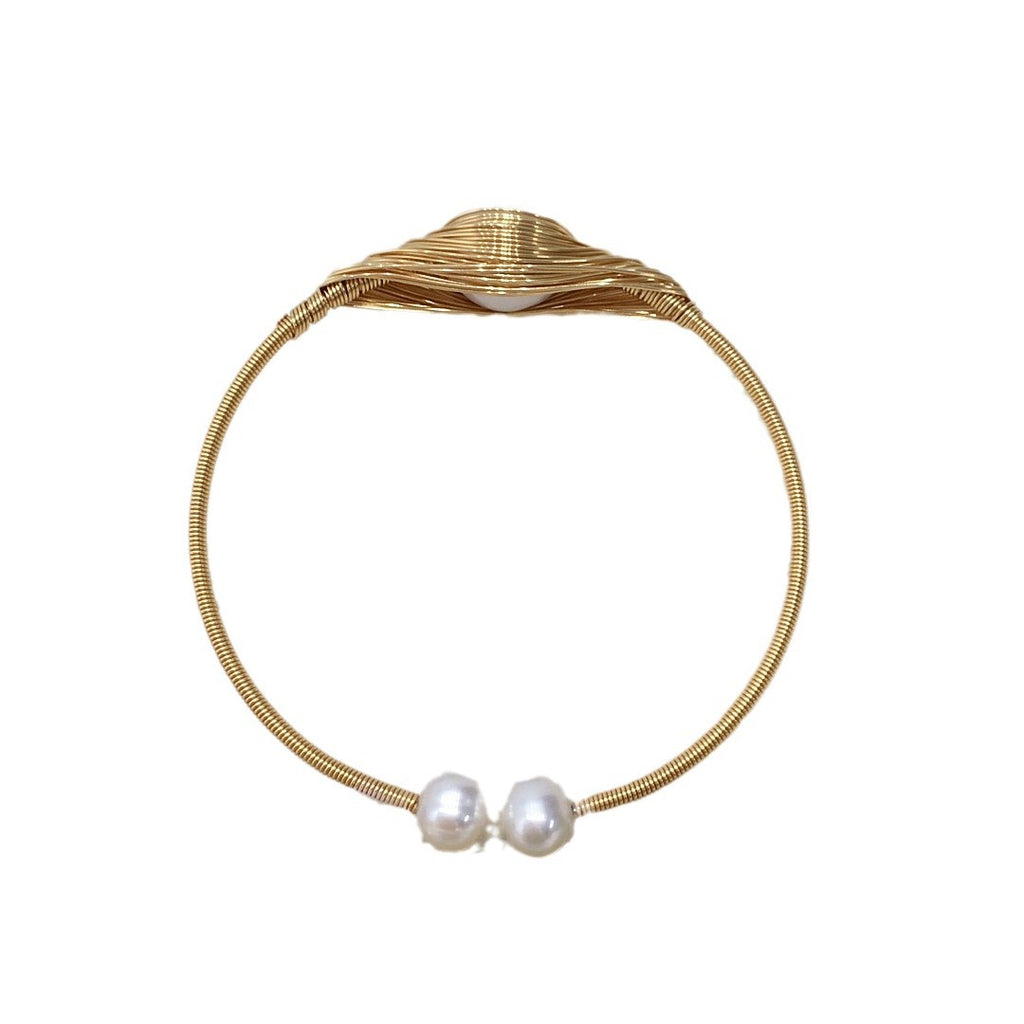 Handgemachtes Armband mit Süsswasserperlen – Bild 2 | LuxeStyle