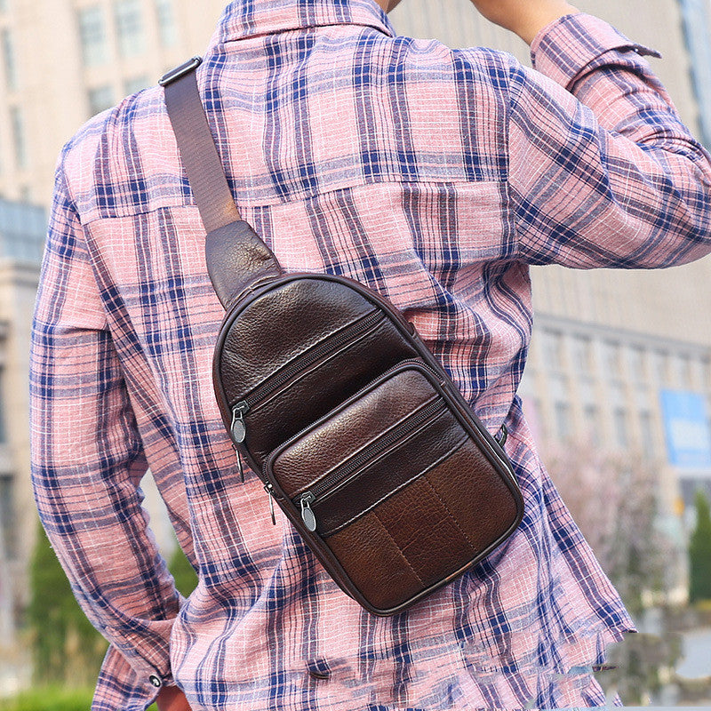 Reiserucksack Herren PU-Leder 28x8x18 cm | LuxeStyle