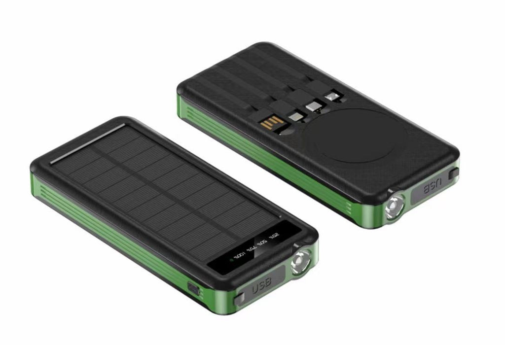 Solar Powerbank 10000mAh mit LED-Licht