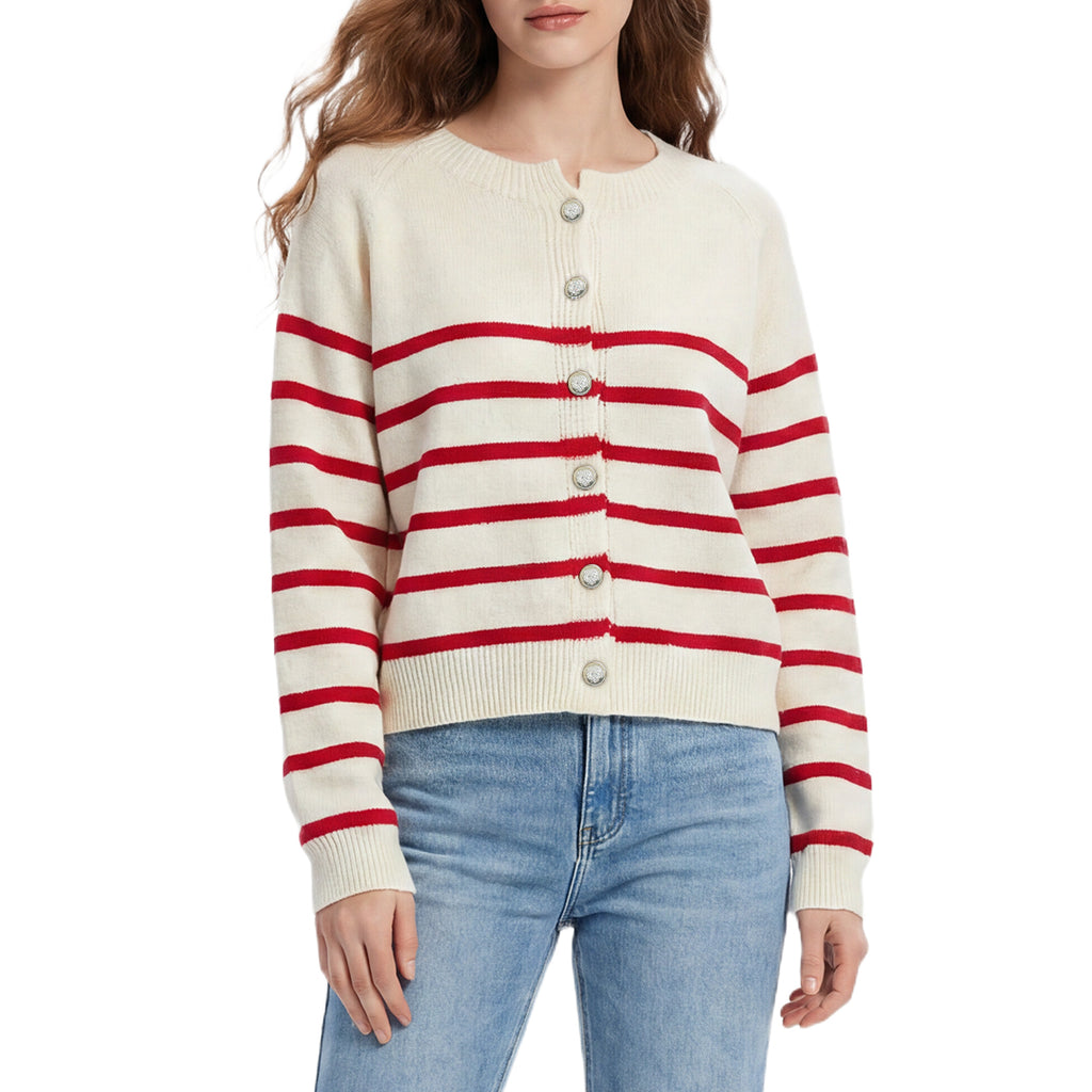 Streifen-Pullover