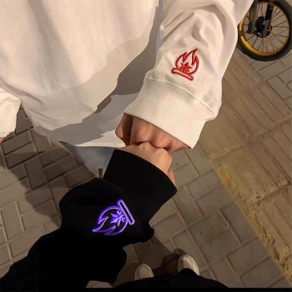 Street-Style Hoodie mit langen Ärmeln – Ansicht 6