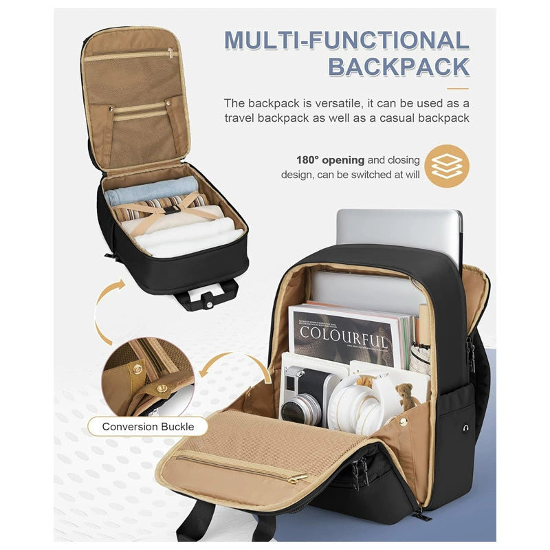 Grosses wasserabweisendes Nylon-Rucksack – Bild 9 | LuxeStyle