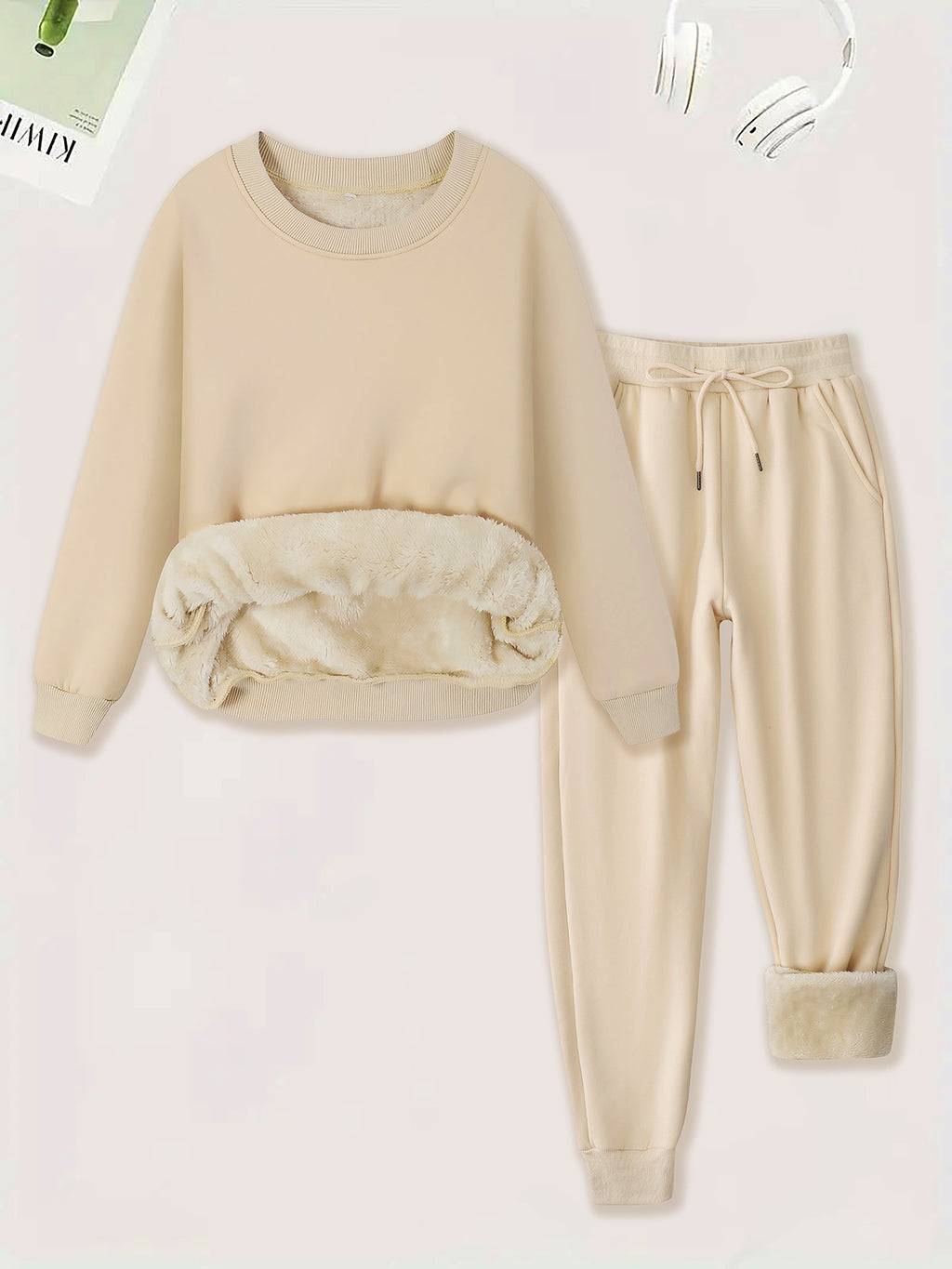 Lammwoll-Pulli-Set