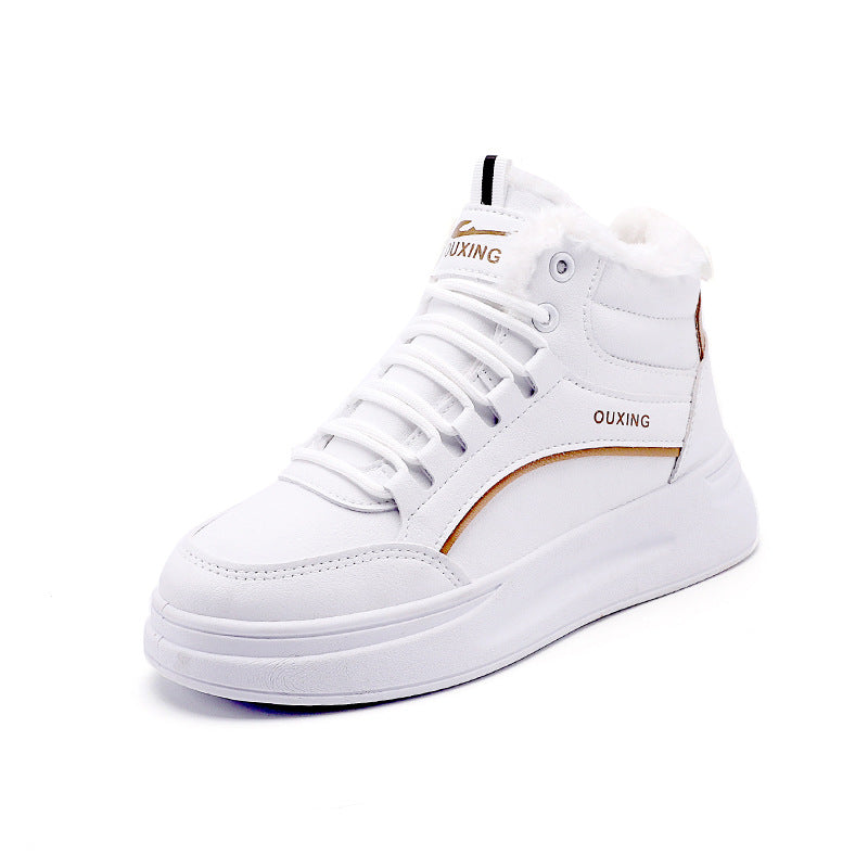 Gefütterte High-top Baumwollschuhe