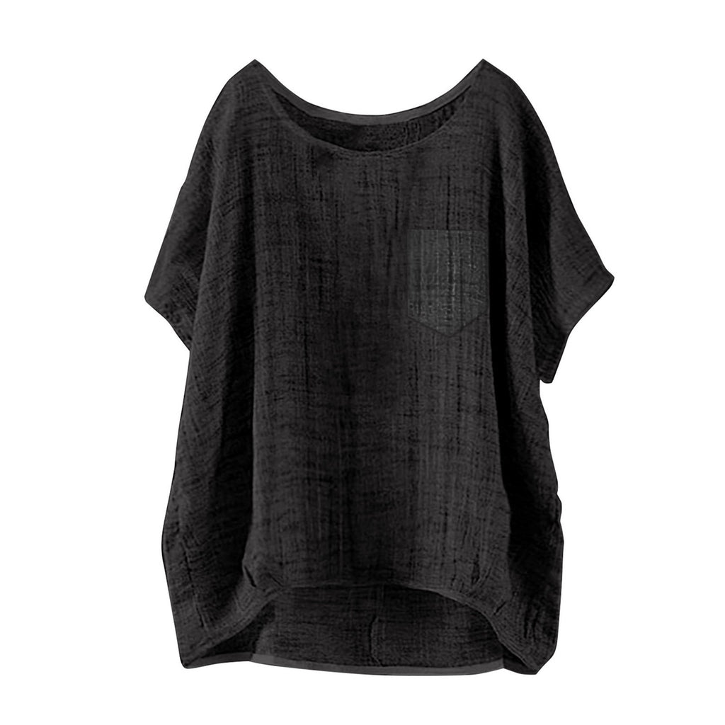 Locker sitzendes Strand-Top mit Taschen