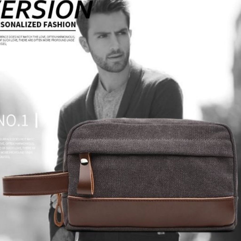 Retro Canvas Portemonnaie und Necessaire