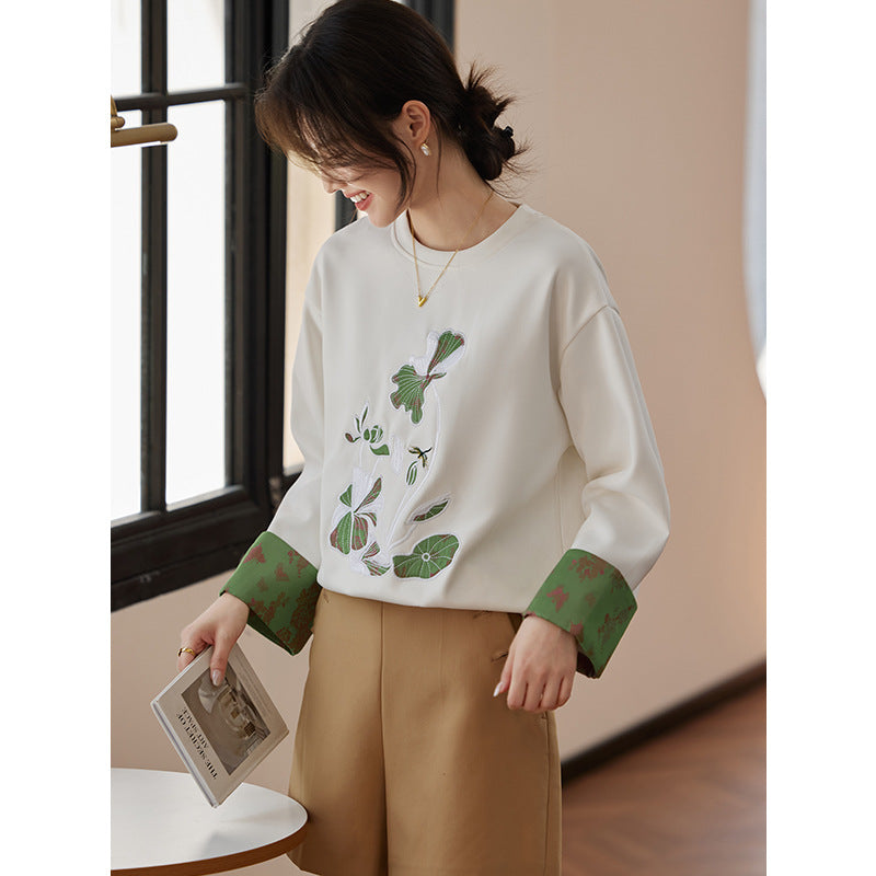 Sweatshirt im neuen chinesischen Stil