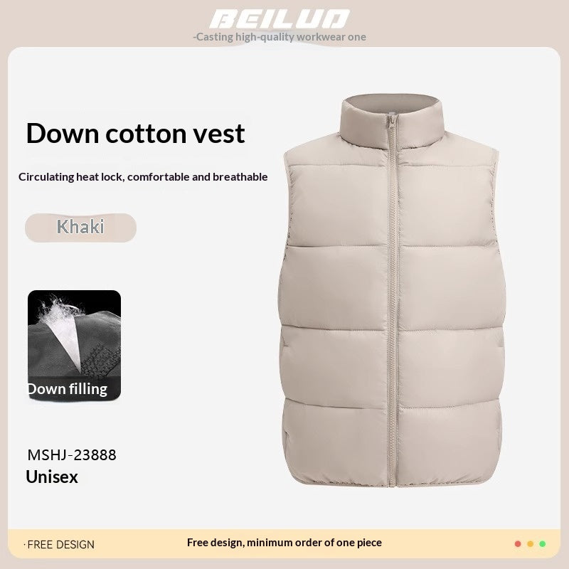 Damen Daunen-Baumwollweste