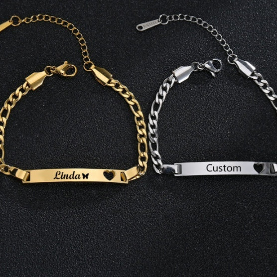 Kinder-Armband aus Edelstahl, gravierbar | LuxeStyle