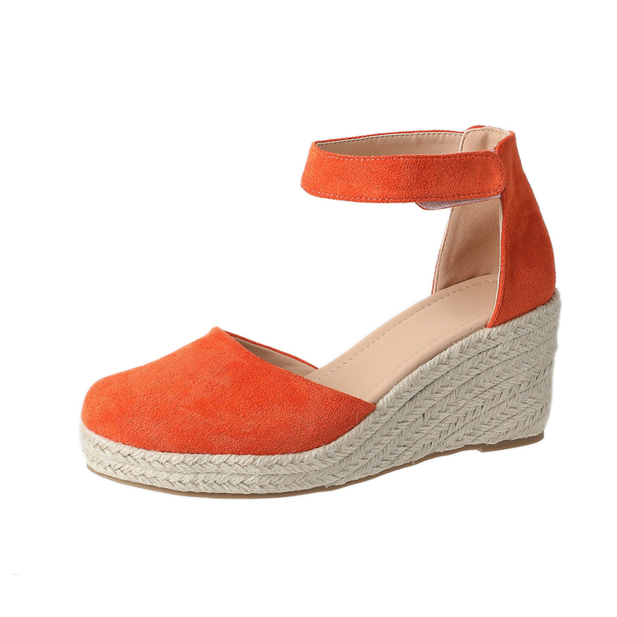Keilabsatz-Sandalen mit geflochtener Sohle – Bild 10 | LuxeStyle